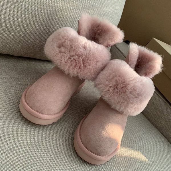 new platform designer luxury plush half boots australia leather fashion women/men pink/black genuine leather ing
new platform designer luxury plush half boots australia leather fashion women/men pink/black genuine leather ing