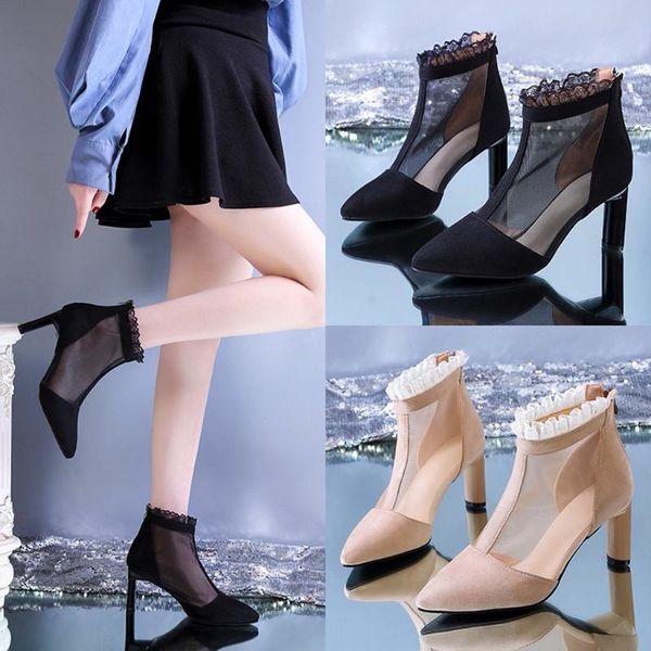 dress shoes women's summer fashion trend sandals 2021 breathable skin-friendly mesh high-heeled buty damskie calzado mujer m25, Black
dress shoes women's summer fashion trend sandals 2021 breathable skin-friendly mesh high-heeled buty damskie calzado mujer m25, Black