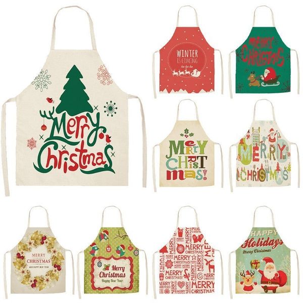 1pcs merry christmas apron for woman pinafore cotton linen aprons 53*65cm bibs kitchen baking cooking accessories
1pcs merry christmas apron for woman pinafore cotton linen aprons 53*65cm bibs kitchen baking cooking accessories