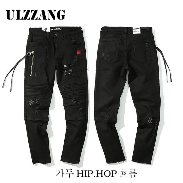 south korea ulzzang autumn and winter pin broken hole jeans mens zipper slim feet pants popular brand mens pants, Blue
south korea ulzzang autumn and winter pin broken hole jeans mens zipper slim feet pants popular brand mens pants, Blue