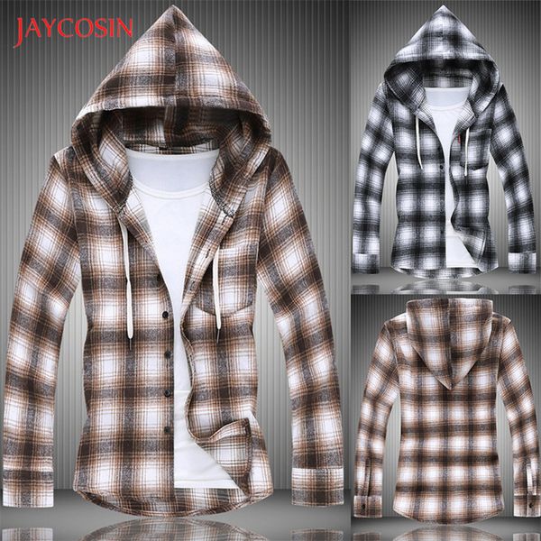 joycosin 2019 winter men shirt casual fashion men clothes plaid long sleeve pullover slim fit button shirt jacket, White;black
joycosin 2019 winter men shirt casual fashion men clothes plaid long sleeve pullover slim fit button shirt jacket, White;black