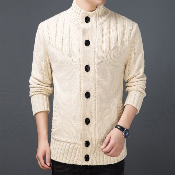long sleeve men's sweaters cardigan winter clothes 2020 knitted korea style casual standard designer knit, White;black
long sleeve men's sweaters cardigan winter clothes 2020 knitted korea style casual standard designer knit, White;black