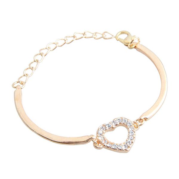 alloy love heart charm jewelry portable rhinestone gift accessories party decoration women bracelet, Golden;silver
alloy love heart charm jewelry portable rhinestone gift accessories party decoration women bracelet, Golden;silver