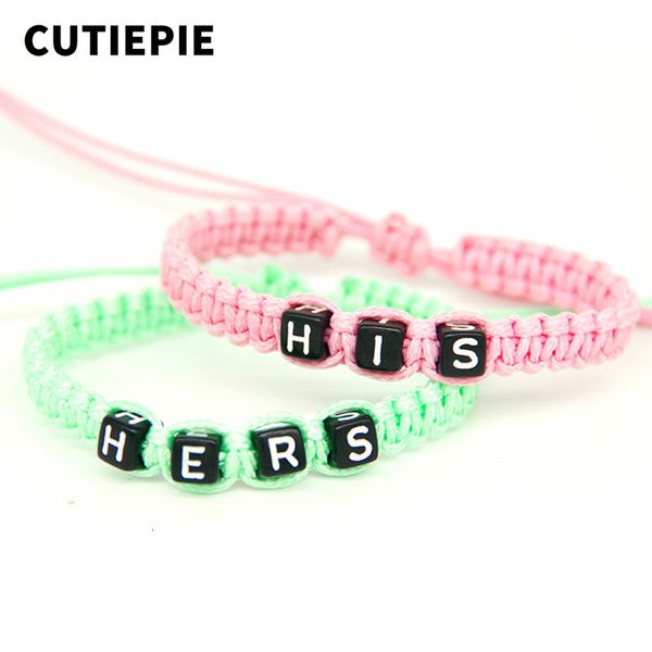 2pcs/pair fashionable couple bracelets pink his and green hers rope chains lovers gift boyfriend girlfriend gifts charm bracelet, Golden;silver
2pcs/pair fashionable couple bracelets pink his and green hers rope chains lovers gift boyfriend girlfriend gifts charm bracelet, Golden;silver