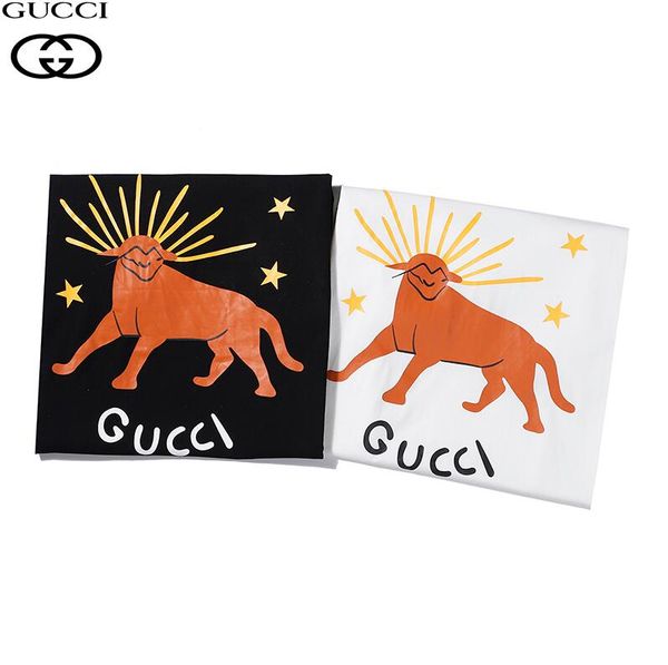 new 2020 t-shirt women's cotton solid color ring stripe letter bear print casual shirt short sleeve animal print--4, White
new 2020 t-shirt women's cotton solid color ring stripe letter bear print casual shirt short sleeve animal print--4, White