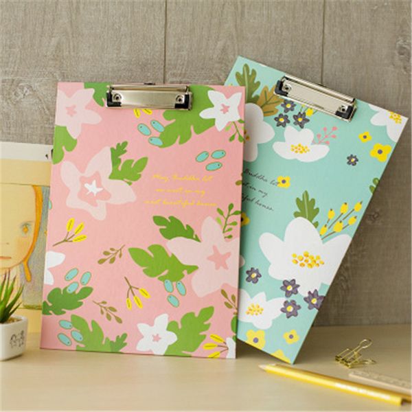 Wholesale-the Students In The A4 Folder Board Clip Notes File Folder Clip Notes Paper Stationery Writing Pad