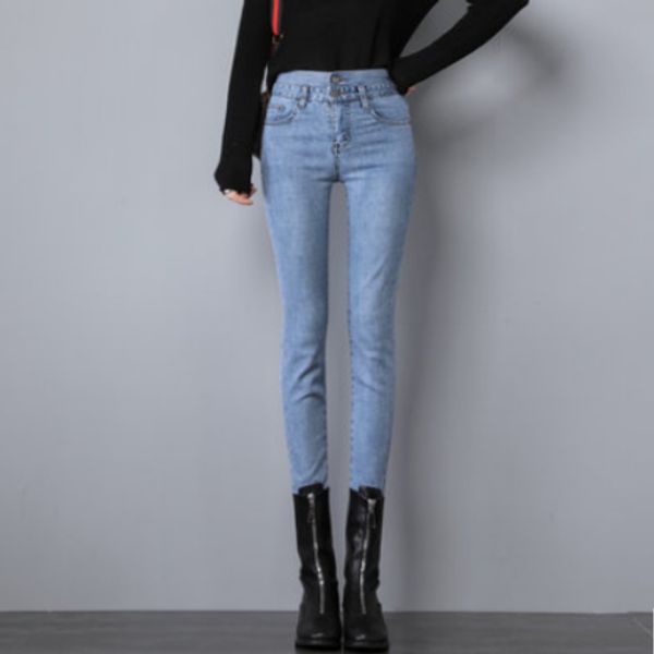 light blue jeans women cultivate one's morality show thin black trousers han edition pencil feet tall waist tight pants
light blue jeans women cultivate one's morality show thin black trousers han edition pencil feet tall waist tight pants