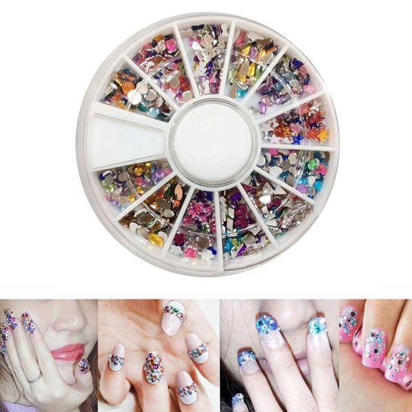 12 styles mixed color 3d nail art tips black gems crystal glitter rhinestone diy nail decoration kits, Silver;gold
12 styles mixed color 3d nail art tips black gems crystal glitter rhinestone diy nail decoration kits, Silver;gold