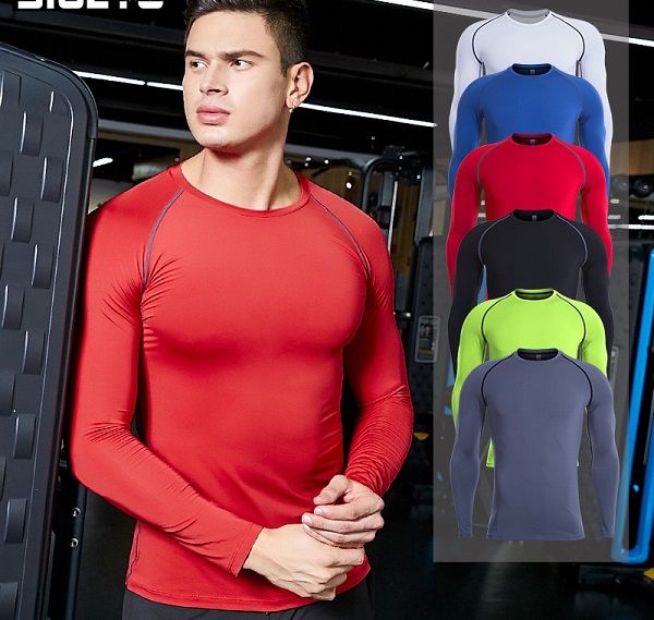 running shirts dry fit mens gym clothing scoop neck long sleeves yiy diyo underwear bod building suiit polyester apparel, Black;blue
running shirts dry fit mens gym clothing scoop neck long sleeves yiy diyo underwear bod building suiit polyester apparel, Black;blue