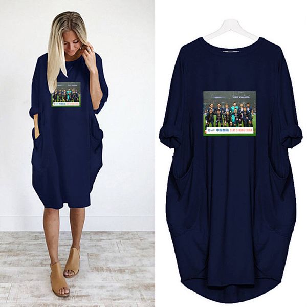 women designer shirts long skirt summer brand t shirts loose breathable dress pocket luxury lettters printed short sleeves lady 24 11, White
women designer shirts long skirt summer brand t shirts loose breathable dress pocket luxury lettters printed short sleeves lady 24 11, White