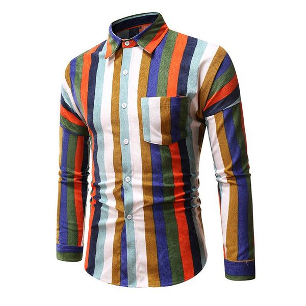 2020 рубашка весна новая мода высокого качества мужчины полосатый с длинным рукавом мужская бленда хлопка сыпучие широкий рукавами полосатая, White;black
2020 рубашка весна новая мода высокого качества мужчины полосатый с длинным рукавом мужская бленда хлопка сыпучие широкий рукавами полосатая, White;black