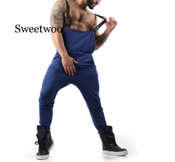 mens pocket pure color overall jumpsuit streetwear overall suspender pants sweatpant hip hop trousers casual fashion pants, Blue
mens pocket pure color overall jumpsuit streetwear overall suspender pants sweatpant hip hop trousers casual fashion pants, Blue