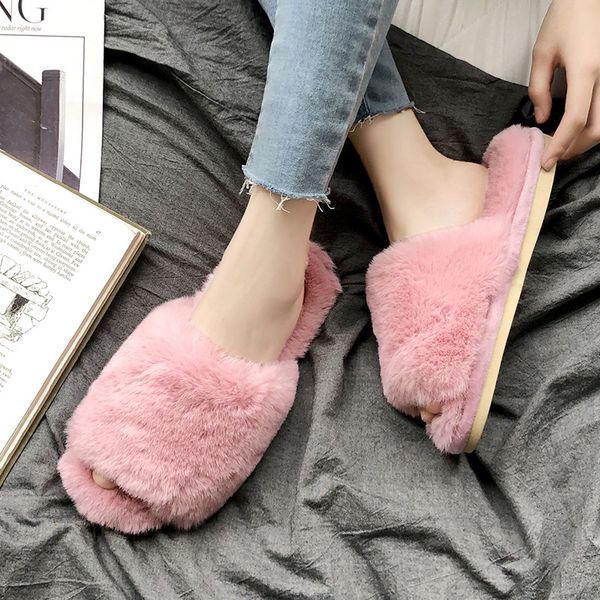 thv women home slippers with faux fur fashion warm shoes woman slip on flats female slides fur slippers plush indoor shoes, Black
thv women home slippers with faux fur fashion warm shoes woman slip on flats female slides fur slippers plush indoor shoes, Black
