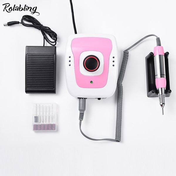 rolabling nail drill machine 40w 35000rpm электрическая дрель для ногтей файл маникюр педикюр фрезы комплект художественного оборудования, Silver
rolabling nail drill machine 40w 35000rpm электрическая дрель для ногтей файл маникюр педикюр фрезы комплект художественного оборудования, Silver