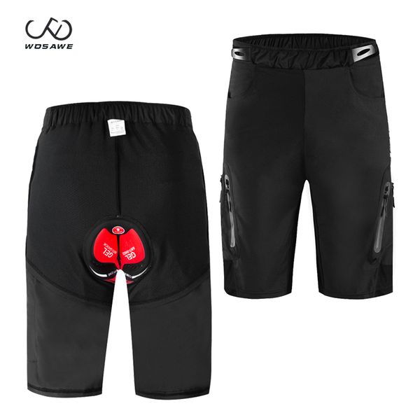 wosawe men's mtb cycling bike shorts 1/2 leisure trousers with non-remove pad lining underwear bike bicycle cycle sportswear, Black
wosawe men's mtb cycling bike shorts 1/2 leisure trousers with non-remove pad lining underwear bike bicycle cycle sportswear, Black
