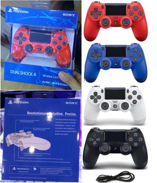 

Newest PS4 Wireless Bluetooth Game Gamepad SHOCK4 Controller Playstation For PS4 Controller with retail box dhl free shipping