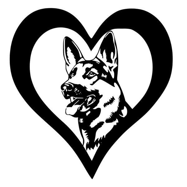 15*14.3cm german shepherd in heart sticker - lover vinyl car window lapdecal cute and interesting fashion sticker decals
15*14.3cm german shepherd in heart sticker - lover vinyl car window lapdecal cute and interesting fashion sticker decals