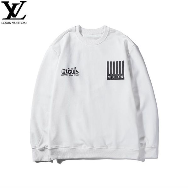 2019 men and women lvwinter new fashion sports sweater printing short-sleeved embroidered cotton men's sweater -26, Black
2019 men and women lvwinter new fashion sports sweater printing short-sleeved embroidered cotton men's sweater -26, Black