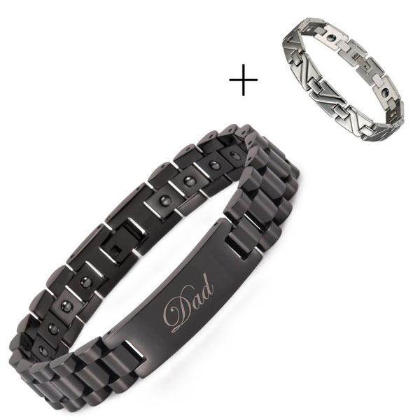 buy 1 get 1 jewelry gift for dad hematite id stainless steel bracelet bangle for men black health care 21.5cm/12mm, Golden;silver
buy 1 get 1 jewelry gift for dad hematite id stainless steel bracelet bangle for men black health care 21.5cm/12mm, Golden;silver
