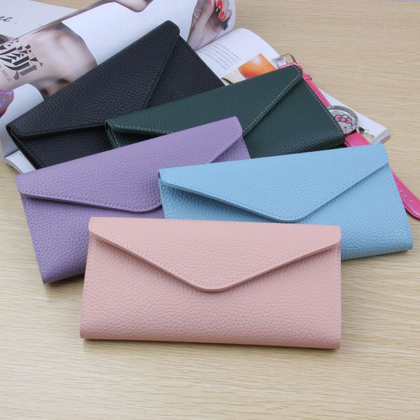 new korean version of the thin wallet buckle 3 fold simple pu wallet lychee pattern envelope wallet tide long female nq-093, Red;black
new korean version of the thin wallet buckle 3 fold simple pu wallet lychee pattern envelope wallet tide long female nq-093, Red;black