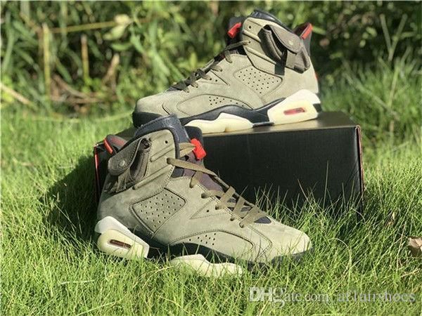 2019 with box travis scott x airs 6 mens basketball shoes 6s medium olive 6s designer sneakers size 7-12
2019 with box travis scott x airs 6 mens basketball shoes 6s medium olive 6s designer sneakers size 7-12