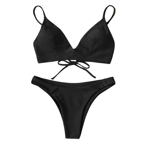 fashion women solid color v-neck bottom bikini set padded bandage swimsuits summer solid color straps women's fashion beach, White;black
fashion women solid color v-neck bottom bikini set padded bandage swimsuits summer solid color straps women's fashion beach, White;black