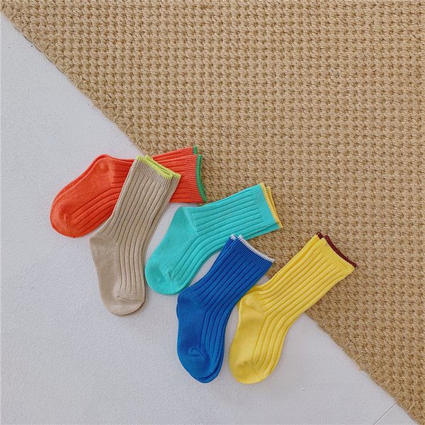 cute candy color cotton double needle socks for children baby boy girls warm soft socks infant baby casual for 1-12years, Pink;yellow
cute candy color cotton double needle socks for children baby boy girls warm soft socks infant baby casual for 1-12years, Pink;yellow