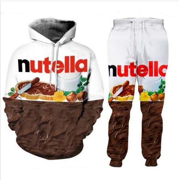 new men/womens nutella food funny 3d print fashion tracksuits crewneck hip hop sweatshirt and pants 2 pcs set hoodies tz35, Gray
new men/womens nutella food funny 3d print fashion tracksuits crewneck hip hop sweatshirt and pants 2 pcs set hoodies tz35, Gray