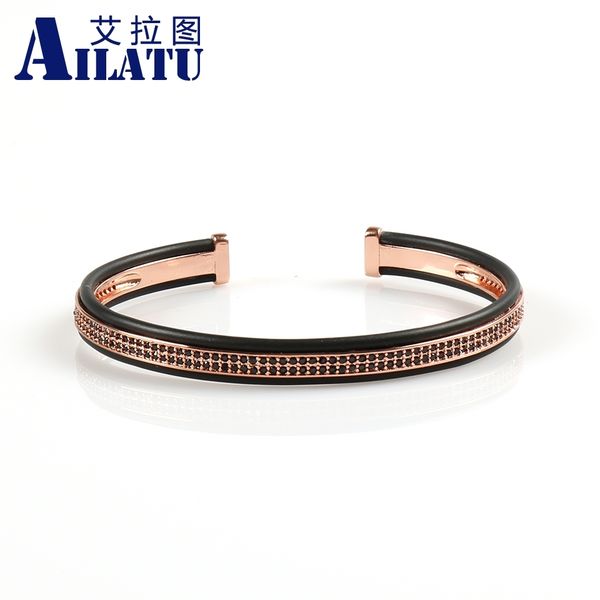 ailatu 4 colors refined copper open bracelet micro pave cubic zirconia for women' jewelry, Golden;silver
ailatu 4 colors refined copper open bracelet micro pave cubic zirconia for women' jewelry, Golden;silver