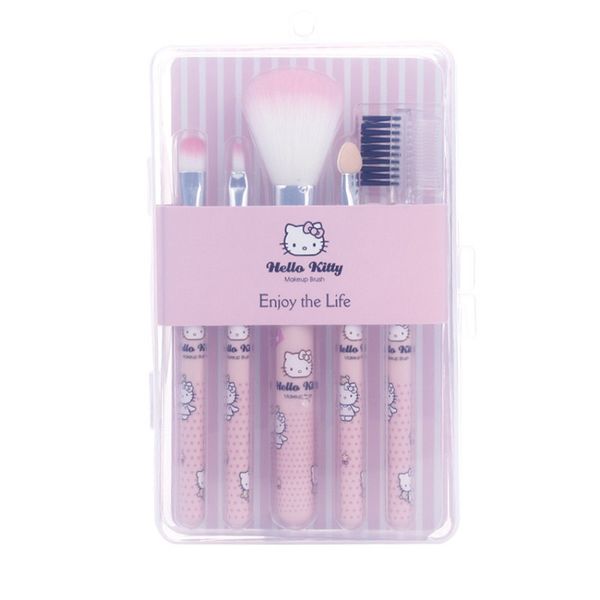 5pcs cute kitty handle hello makeup brushes set pink kids make up blush eyeshadow lip eyebrow eyelashes kit with clear box
5pcs cute kitty handle hello makeup brushes set pink kids make up blush eyeshadow lip eyebrow eyelashes kit with clear box