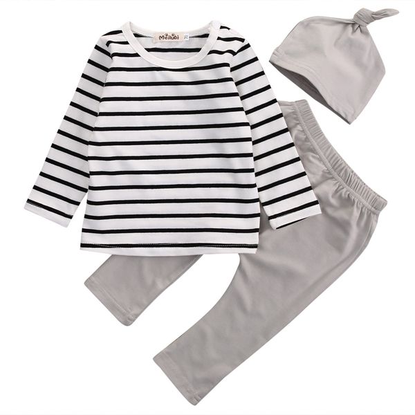 3pcs suit newborn toddler baby boy girl kid long sleeve +pants+ hat outfits set clothes, Pink;blue
3pcs suit newborn toddler baby boy girl kid long sleeve +pants+ hat outfits set clothes, Pink;blue