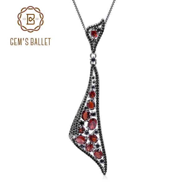 gem's ballet 6.32 ct натуральный гранат драгоценный камень стерлингового серебра 925 пробы винтаж готический панк кулон ожерелье для женщин, Silver
gem's ballet 6.32 ct натуральный гранат драгоценный камень стерлингового серебра 925 пробы винтаж готический панк кулон ожерелье для женщин, Silver