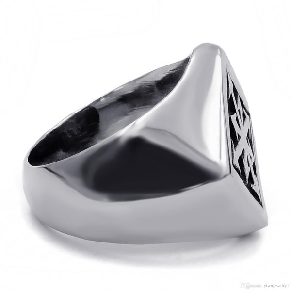 mens chaotic magic 8 pointed arrows magick chaos star 316l stainless steel biker ring fashion jewelry 7-14, Silver
mens chaotic magic 8 pointed arrows magick chaos star 316l stainless steel biker ring fashion jewelry 7-14, Silver