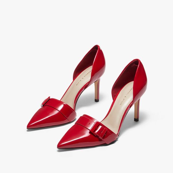 women's shoes 2020 thin heel pointed toe pu belt d'orsay heels singal shoes for women office lady, Black
women's shoes 2020 thin heel pointed toe pu belt d'orsay heels singal shoes for women office lady, Black