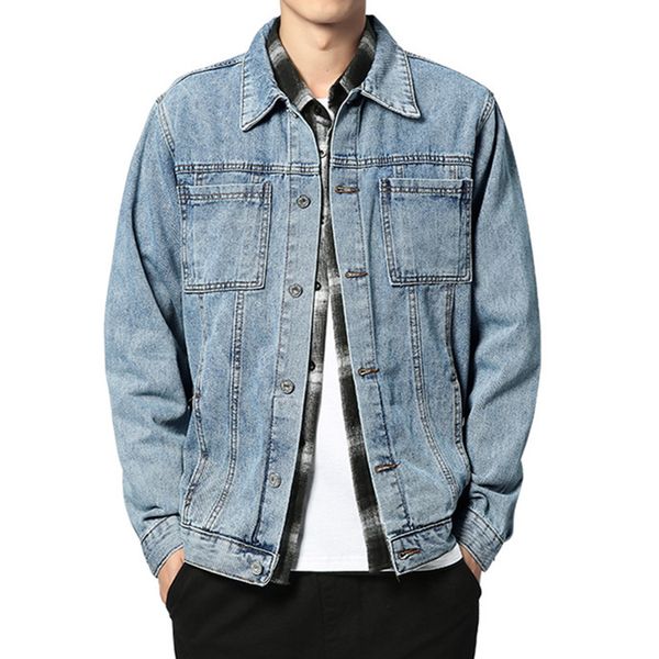 men's jackets spring autumn men denim jacket 2021 trendy fashion bomber thin ripped cowboy mens slim fit jeans, Black;brown
men's jackets spring autumn men denim jacket 2021 trendy fashion bomber thin ripped cowboy mens slim fit jeans, Black;brown