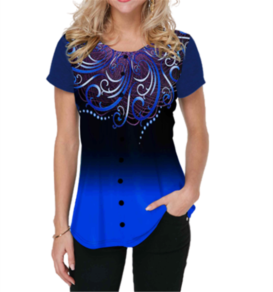 2020 new summer fashion gradient 3d print short sleeved women t-shirt 4xl 5xl plus size o-neck loose casual female tshirts, White
2020 new summer fashion gradient 3d print short sleeved women t-shirt 4xl 5xl plus size o-neck loose casual female tshirts, White