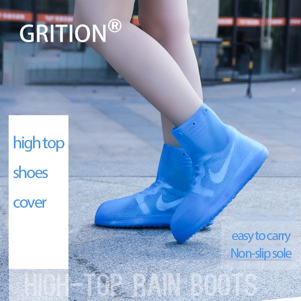 grition waterproof shoes cover outdoor rain boots non-slip durable rubber overshoes silicone indoor protectors 2020 hot, White;pink
grition waterproof shoes cover outdoor rain boots non-slip durable rubber overshoes silicone indoor protectors 2020 hot, White;pink