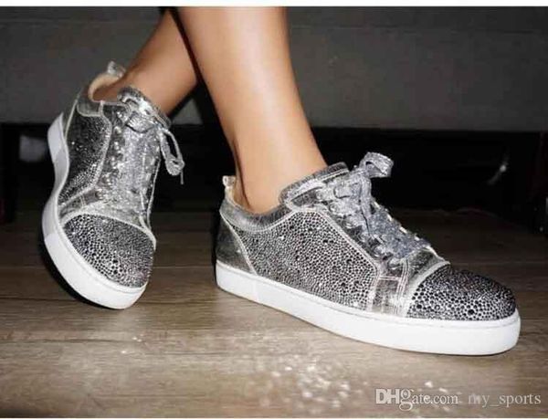 designers fashion spike low cut party rhinestone dress shoes red bottom sneaker luxury party wedding shoes genuine leather casual shoes, Black
designers fashion spike low cut party rhinestone dress shoes red bottom sneaker luxury party wedding shoes genuine leather casual shoes, Black