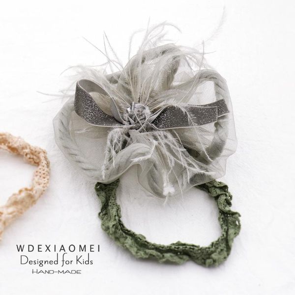 newborn toddler infant baby girls hairbands handmade feathers veil hats bowknot elastic hair band headband baby hair accessories, Slivery;white
newborn toddler infant baby girls hairbands handmade feathers veil hats bowknot elastic hair band headband baby hair accessories, Slivery;white