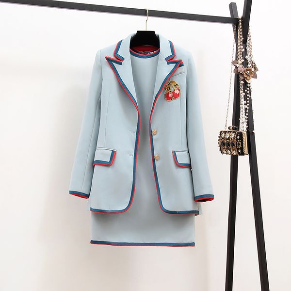 2019 new spring autumn fashion women's sets color block long sleeve suits jacket + sleeveless vests mini dress ladies suits, White
2019 new spring autumn fashion women's sets color block long sleeve suits jacket + sleeveless vests mini dress ladies suits, White