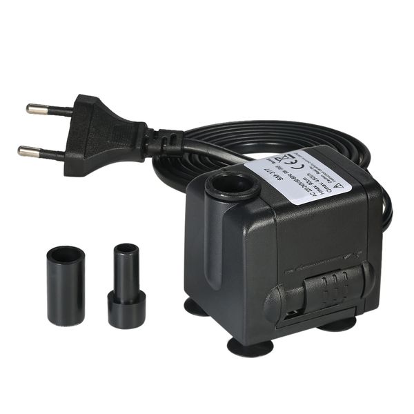 450l/h 6w submersible mini water pump for aquarium tablefountains pond water gardens and hydroponic systems with 2 nozzles
450l/h 6w submersible mini water pump for aquarium tablefountains pond water gardens and hydroponic systems with 2 nozzles