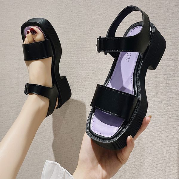 2020 summer buckle strap female sandal sandals sale of women's shoes espadrilles platform shallow mouth all-match block, Black
2020 summer buckle strap female sandal sandals sale of women's shoes espadrilles platform shallow mouth all-match block, Black