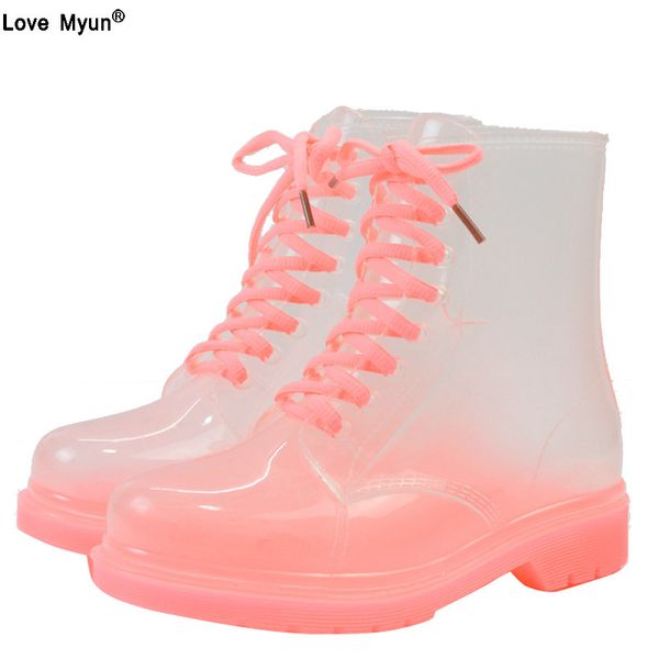 2019 women rain boots transparent waterproof colorful spring autumn shoes rain boot woman ankle boots large size platform, Black
2019 women rain boots transparent waterproof colorful spring autumn shoes rain boot woman ankle boots large size platform, Black