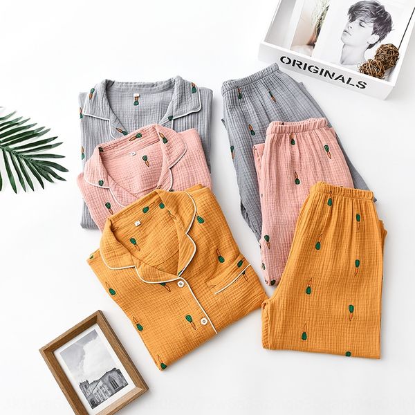 crepe autumn couple sleeping suit cotton double layer gauze long sleeve home clothes carrot carrot men's and women's home clothes, Blue;red
crepe autumn couple sleeping suit cotton double layer gauze long sleeve home clothes carrot carrot men's and women's home clothes, Blue;red