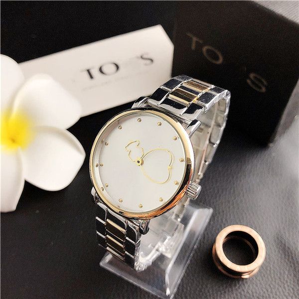 fashion brand women watches 35.9mm steel metal band quartz orologio di lusso to, Slivery;black
fashion brand women watches 35.9mm steel metal band quartz orologio di lusso to, Slivery;black
