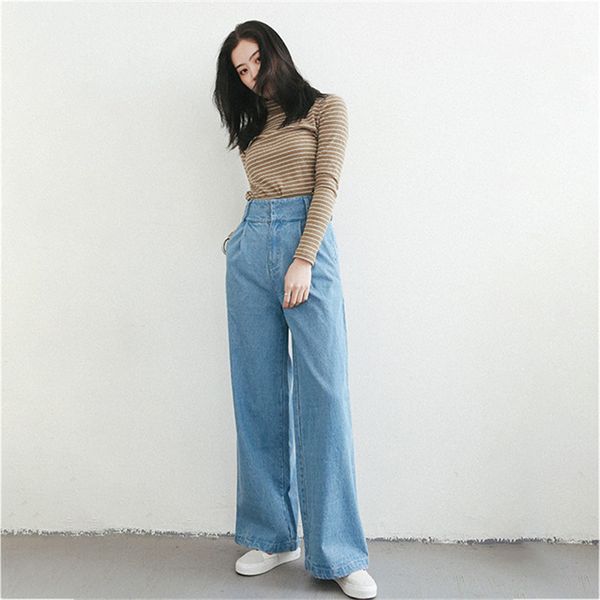 women jeans loose high waist jeans light blue pants spring teenager fashion female denim chic trousers new casual long pants
women jeans loose high waist jeans light blue pants spring teenager fashion female denim chic trousers new casual long pants