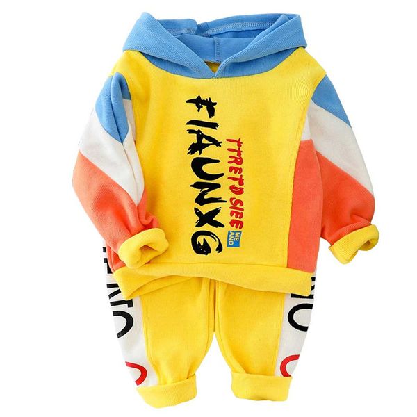 2020 autumn new arrival boy fashion sports suit long-sleeved t-shirt jeans 2 piece set hooded sweater letter casual cotton suit, White
2020 autumn new arrival boy fashion sports suit long-sleeved t-shirt jeans 2 piece set hooded sweater letter casual cotton suit, White
