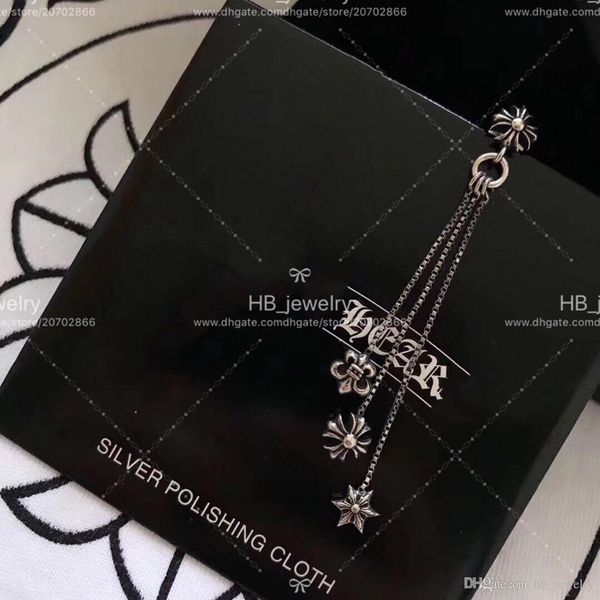 popular fashion brand 925 sterling silver cross star tassel earrings for women anniversary gift wedding luxury jewelry with box, Golden;silver
popular fashion brand 925 sterling silver cross star tassel earrings for women anniversary gift wedding luxury jewelry with box, Golden;silver