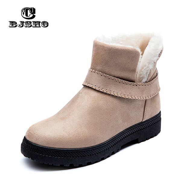 cbjsho warm women suede boots short plush winter ankle snow boots women platform winter shoes with thick fur botas mujer, Black
cbjsho warm women suede boots short plush winter ankle snow boots women platform winter shoes with thick fur botas mujer, Black