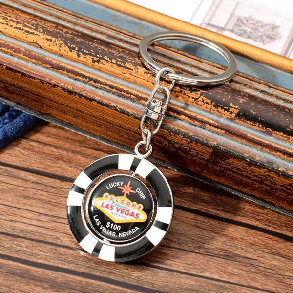 vicney las vegas keychain creative lucky chip $100 key chain for men rotatable keyring car bag charm keychain pendant gifts, Silver
vicney las vegas keychain creative lucky chip $100 key chain for men rotatable keyring car bag charm keychain pendant gifts, Silver